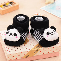 Fun! Cotton Baby Socks With Anti-Slip Rubber Pads.