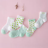 5 pairs /  10 pieces - Knit Breathable Mesh Cotton Soft  Newborn Socks For Boys or Girls