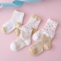 5 pairs /  10 pieces - Knit Breathable Mesh Cotton Soft  Newborn Socks For Boys or Girls