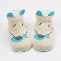 1 Pair - 2019 Super Cute Baby Socks Summer Autumn Cotton  Non-slip Boys Girls Newborn Infant  Cartoon Soft Floor Wear